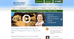 Desktop Screenshot of activefamilychiropractic.com