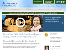 Tablet Screenshot of activefamilychiropractic.com